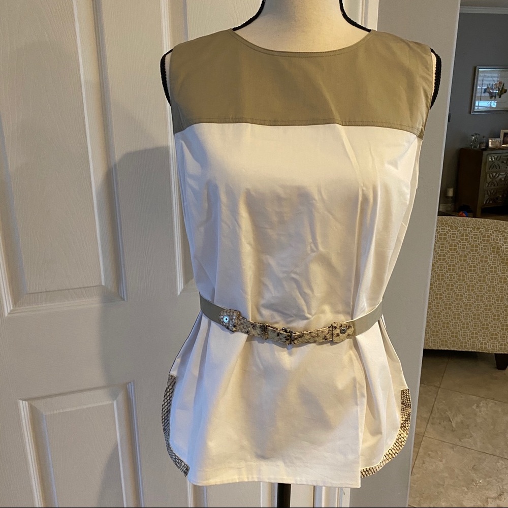 Elie Tahari Vera Blouse, NWT, Sz M
